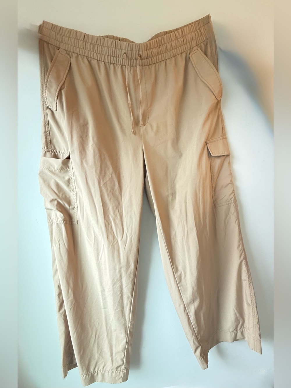 Women’s Khaki Cargo Jogger Pants - Beige